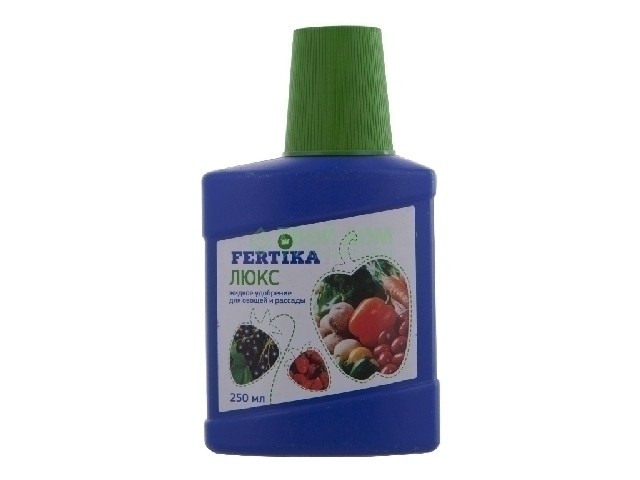 Для овощей и рассады. Жидкое удобрение. (флакон 250 мл.) Фертика